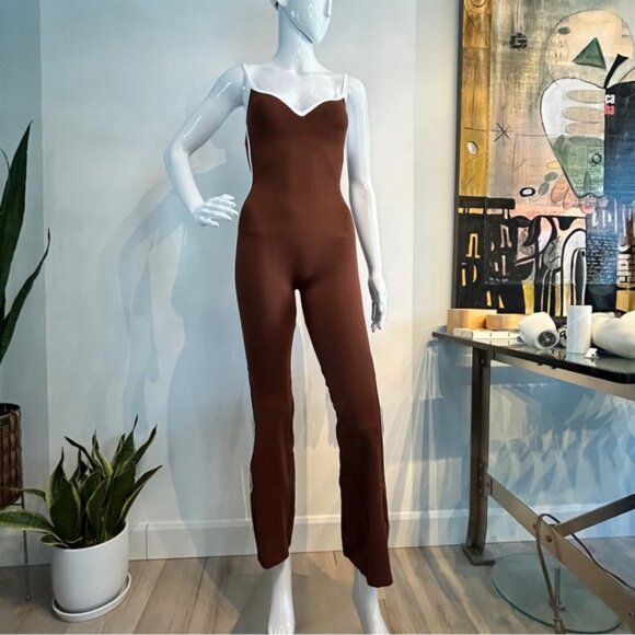 NWT Stretchy Flare Leg Shaper Onsie Jumpsuit - Picture 6 of 15